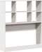 vidaXL - Hoofdbord - met - opbergruimte - 90 - cm - massief - grenenhout - wit