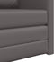 vidaXL - Vloersofa - Bed - 2-in-1 - Grijs - 74x77x81 - cm - Faux - Leer
