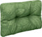 vidaXL - Palletkussen - bladpatroon - 50x40x12 - cm - stof
