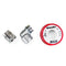 DPS 261198 - Gaspakket - Gasslang set 120 cm - Rvs