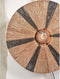 GOOD&MOJO Wandlamp Iguazu - Jute/Zwart - Ø55cm - Binnen