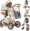 Lunola Nova - Kinderwagen 3-in-1 - Autostoel 0-20kg - Wit