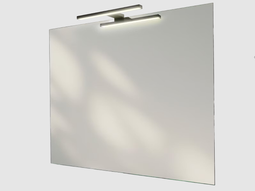 LoooX Luxe Badkamerspiegel - 80 x 65 cm - LED Licht - Zwart