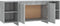 vidaXL - Tv-meubel - 130x35x50 - cm - bewerkt - hout - grijs - sonoma - eikenkleurig