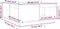 vidaXL - Salontafel - 80x81x36,5 - cm - massief - grenenhout - wit