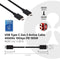 Club 3D CAC-1522 - USB 3.1 Type C Kabel - 10Gbps 100W PowerDelivery 4K60Hz - Zwart