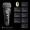 Braun Series 9 PRO+ - Elektrisch scheerapparaat - 5+1 scheerelementen - 100% waterdicht