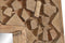 Home ESPRIT - Wandspiegel - Modern Boomstammen - Natuurlijk 91 X 5 X 183,5 CM