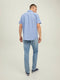 JACK&JONES JORABEL - Heren Overhemd Korte Mouwen - Borstzak - M