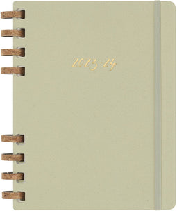 Moleskine 12 Maanden Agenda - 2024 - Academic Spiral - Week/Maand - XL - Crush Kiwi