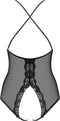Obsessive Open kruis body - Erotische Body - Maat S/M - Zwart