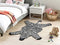 MARTY - Kindervloerkleed - Wit/Zwart - 100 x 160 cm - Wol