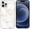 iMoshion Hoesje Geschikt voor iPhone 13 Pro Hoesje Siliconen - iMoshion Design hoesje - Wit / White Marble
