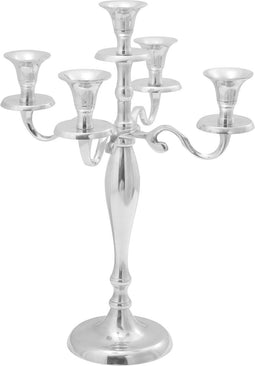 vidaXL - Kaarsenhouder - Zilver - 29x29x40 - cm - Aluminium