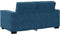 vidaXL - Tweezitsbank - 120 - cm - fluweel - blauw