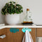 Balvi Vislade Hanger - Deurkapstok - Set van 3 visvormige hangers - Blauw (3 stuks)