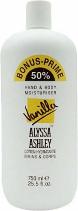 Alyssa Ashley Vanilla Hand And Body Moisturizer 750ml