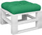 vidaXL - Palletkussen - 58x58x10 - cm - stof - groen
