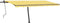 vidaXL - Luifel - handmatig - uittrekbaar - met - LED - 500x300 - cm - geel - en - wit
