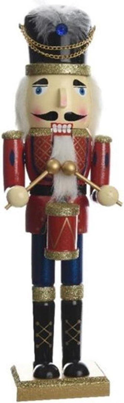 Notenkraker l13 b13 h50 cm ossenbloed rood
