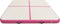 vidaXL - Gymnastiekmat - met - pomp - opblaasbaar - 200x200x10 - cm - PVC - roze