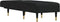 vidaXL - Chaise - longue - fluweel - zwart