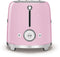 Smeg TSF02PKEU - Broodrooster - 1500W 2 sleuven 6 bruining-niveaus - Roze