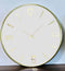 Wandklok modern - klok wit - wandklok groot 61 cm