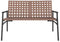 vidaXL - Ligbank - Zwart - 113x79x75 - cm - Poly - Rattan