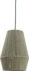 PTMD Juta Hanglamp - 30 x 30 x 41 cm - jute - Naturel