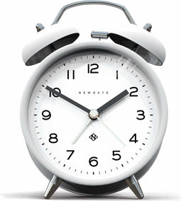 Newgate Charlie wekker klok wit