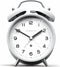 Newgate Charlie wekker klok wit