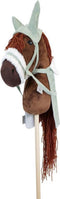 By Astrup Stokpaard Verkleedset Deken, Halster en Muts - Dusty Groen