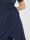 VILA VINAYELI SS KNEE WRAP DRESS - Dames Jurk - V-hals - Maat L