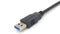 Equip 128344 - USB A naar USB Type C Oplaadkabel - 5Gbps overdrachtssnelheid - Zwart