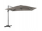 Costway Coast Terrasparasol - Tuinparasol - 3 Kantelstanden - 360° Rotatie - 300 x 300 x 273 cm - Grijs