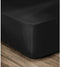 LOVELY HOME Hoeslaken 100% katoen 140x190x25 cm - Zwart