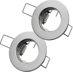 V-TAC VT-778-SN - LED Inbouwspot - GU10 - IP20 - Satijn Nikkel (2 stuks)