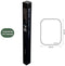 BRASQ CM100 - Rechthoekige Stoelmat - Hoogwaardig PVC - 90x120 cm