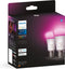 Philips Hue White en Color Ambiance - Slimme LED-lampen - 1100 Lumen - (2 stuks)