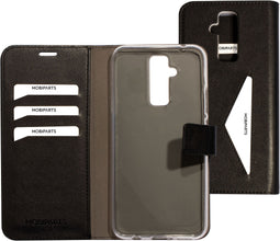 Mobiparts Huawei Mate 20 Lite - Classic Wallet Case - Ruimte voor pasjes - Zwart