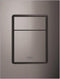 GROHE Skate Cosmopolitan S - Bedieningspaneel Toilet - Dual Flush - Hard Graphite (glanzend antraciet) - Slank formaat