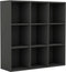 vidaXL - Boekenkast - 98x29x97,5 - cm - bewerkt - hout - grijs