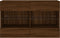 vidaXL - Tv-wandmeubel - met - LED - 98,5x30x60,5 - cm - bruin - eikenkleur