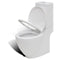vidaXL Staand toilet en bidet set (wit)