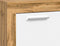 Furnilux Jam - Woonkamercombinatie - Praktische indeling - Wit eiken 35x255x159cm