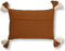Dutch Decor ZOLA - Sierkussen van katoen Tobacco Brown 40x60 cm - bruin - Inclusief binnenkussen