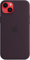 Apple iPhone 14 Plus - Siliconenhoesje met MagSafe - Bordeaux Rood