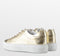 PS Poelman Titular - Dames Casual Leren Tennis Sneaker - Metallic Goud