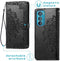 iMoshion Hoesje Geschikt voor Motorola Edge 30 Hoesje Met Pasjeshouder - iMoshion Mandala Bookcase - Zwart